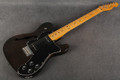 Fender Modern Player Telecaster Thinline - Trans Charcoal - Hard Case - 2nd Hand