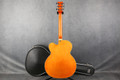 Vintage VSA850 Semi Acoustic Guitar - Orange - Hard Case - 2nd Hand