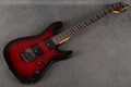 Schecter Demon-6 FR - Crimson Red Burst - 2nd Hand