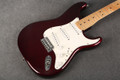 Fender Mexican Standard Stratocaster - Midnight Wine - Hard Case - 2nd Hand