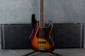 Fender American Vintage II 1966 Jazz Bass - 3-Colour Sunburst - Case - 2nd Hand