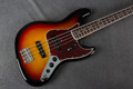 Fender American Vintage II 1966 Jazz Bass - 3-Colour Sunburst - Case - 2nd Hand