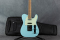 Fender Deluxe Nashville Telecaster - PF - Daphne Blue - Gig Bag - 2nd Hand