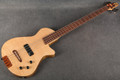 Veillette Paris Bass Flame Maple Top - Natural - Gig Bag - 2nd Hand