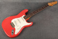 Haar Guitars Trad-s - Relic - Fiesta Red - Gig Bag - 2nd Hand