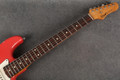 Haar Guitars Trad-s - Relic - Fiesta Red - Gig Bag - 2nd Hand