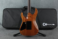 Charvel MJ DK24 HSH 2PT E Mahogany - Figured Walnut - Hard Case - 2nd Hand