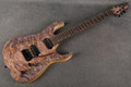 SMP Orpheus 6 - Roasted Limba Body - Spalted Flame Maple Top - Case - 2nd Hand