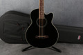 Ibanez AEB8E-BK - Black - Case - 2nd Hand