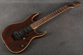 Ibanez RG870RWZ-CNF - Charcoal Brown Flat - Case - 2nd Hand