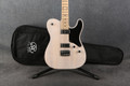 Harley Benton Deluxe Series TE-90FLT Vintage White Translucent - Bag - 2nd Hand