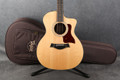 Taylor 214ce Plus Grand Auditorium Electro Acoustic - Natural - Case - 2nd Hand