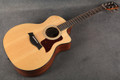 Taylor 214ce Plus Grand Auditorium Electro Acoustic - Natural - Case - 2nd Hand