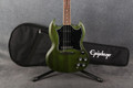 Epiphone SG Classic Worn P-90s - Worn Inverness Green - Gig Bag - 2nd Hand