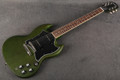 Epiphone SG Classic Worn P-90s - Worn Inverness Green - Gig Bag - 2nd Hand