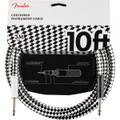 Fender Pro 10' Instrument Cable - Wavy Checkerboard