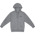 Fender Spaghetti Small Logo Zip Front Hoodie - Athletic Grey - XL