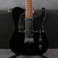 Squier Black & Chrome Standard Telecaster - Black - Hard Case - 2nd Hand