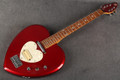 Daisy Rock Heartbreaker Guitar - Red Hot Red - Gig Bag - 2nd Hand