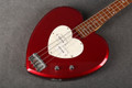 Daisy Rock Heartbreaker Bass - Red Hot Red - Gig Bag - 2nd Hand (132902)