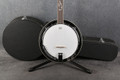Ibanez B200 5 String Banjo - Natural - Hard Case - 2nd Hand