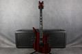 Schecter Synyster Gates Custom - Black with Red Pinstripes - Case - 2nd Hand