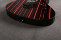 Schecter Synyster Gates Custom - Black with Red Pinstripes - Case - 2nd Hand