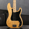 Fender Limited Edition 70s Ash Precision Bass - Natural - Gig Bag - 2nd Hand