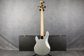 OLP by Ernie Ball Music Man StingRay MM2 - Silver - Hard Case - 2nd Hand