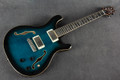 PRS SE Hollowbody II Piezo - Peacock Blue Burst - Hard Case - 2nd Hand