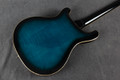 PRS SE Hollowbody II Piezo - Peacock Blue Burst - Hard Case - 2nd Hand