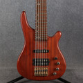 Redwood 6 String Active Bass Guitar - Natural - 2nd Hand