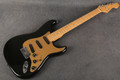 Fender American Deluxe Stratocaster - Montego Black - Hard Case - 2nd Hand