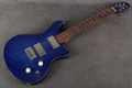 Ambler Custom Guitars Capulet - Trans Blue - Hard Case - 2nd Hand