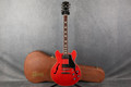 Gibson Memphis ES-339 - 2016 - Satin Cherry - Hard Case - 2nd Hand