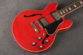 Gibson Memphis ES-339 - 2016 - Satin Cherry - Hard Case - 2nd Hand