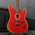 Fender American Acoustasonic Stratocaster - Dakota Red - Gig Bag - 2nd Hand