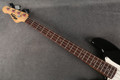 Vintage Electric Bass Guitar - Left Handed - Black - Gig Bag - 2nd Hand