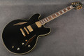 Epiphone Emily Wolfe Sheraton Stealth - Black Aged Gloss - Soft Case - 2nd Hand