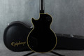 Epiphone Les Paul Custom 3 Pickup - Seymour Duncans - Black - Case - 2nd Hand