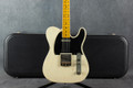 Nash T52 Telecaster 2012 - Medium Aged - Mary Kay White - Hard Case - 2nd Hand