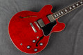 Gibson ES-335 Figured - Sixties Cherry - Hard Case - 2nd Hand (134175)