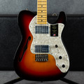 Fender American Vintage II 1972 Telecaster Thinline - Sunburst - Case - 2nd Hand