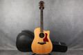 Taylor 310ce Dreadnought Electro Acoustic - Natural - Hard Case - 2nd Hand