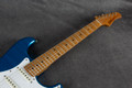 Xotic California Classic XSC1 5A Maple Neck - Blue Sparkle - Case - 2nd Hand