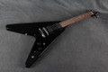 Gibson 80s Flying V - Ebony - Hard Case - 2nd Hand (134340)