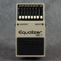 Boss GE-7 Equalizer Pedal - 2nd Hand (134454)