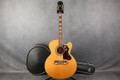 Epiphone EJ-200CE Electro Acoustic - Natural - Hard Case - 2nd Hand (134391)