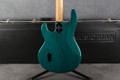 Music Man StingRay 3 EQ H - Translucent Teal - Hard Case - 2nd Hand