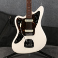 Fender Japan Traditional 60s Jaguar Left Handed - Arctic White - Bag - 2nd Hand